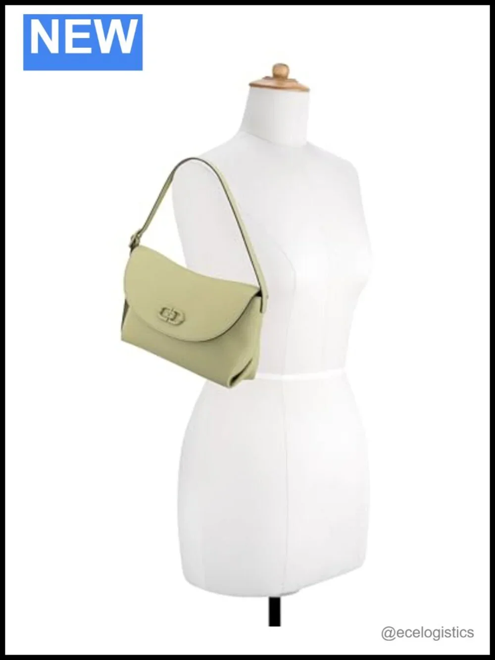 Faux Leather Hobo Bag with Magnetic Closure & Shoulder Strap